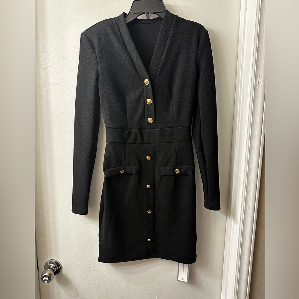 Black business casual dress